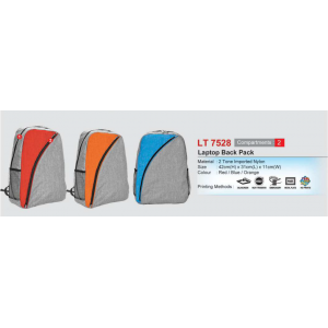 [Laptop Back Pack] Laptop Back Pack (Fully Padded Bag) - LT7528